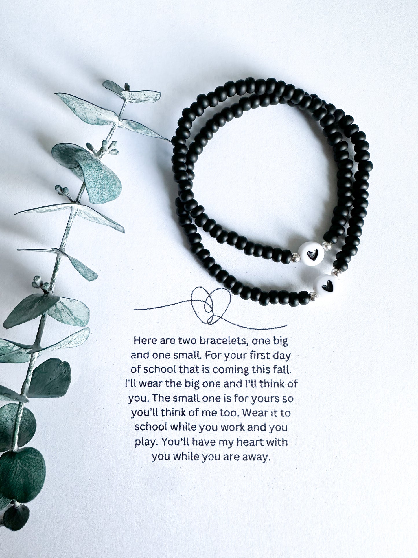 Back to School Bracelet Set (silver)