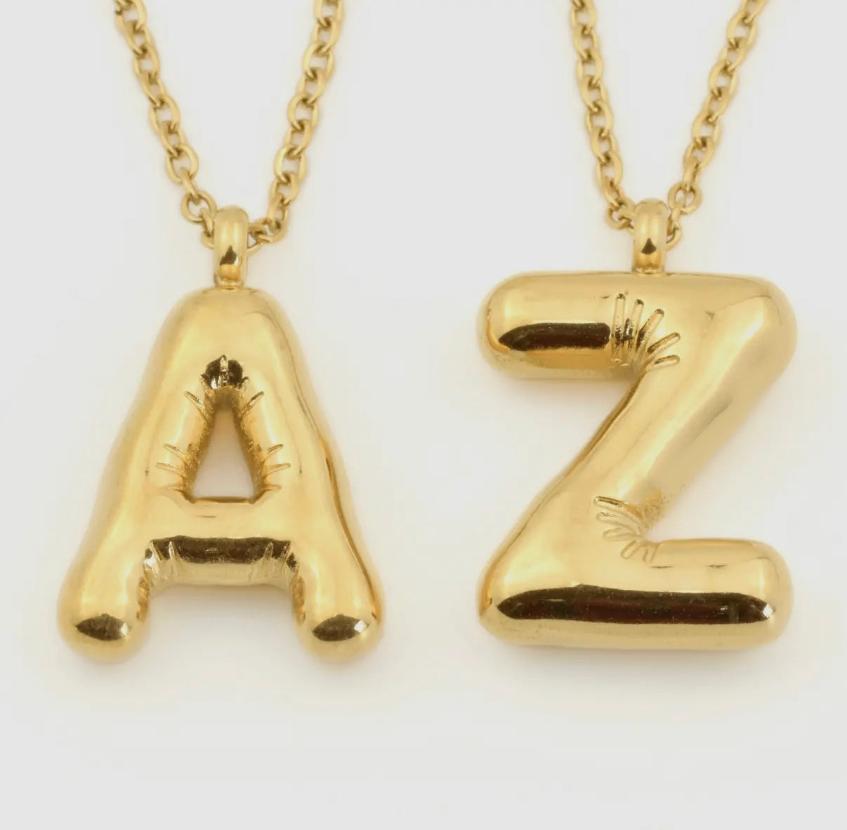 Bubble Initial Necklace * PRE ORDER