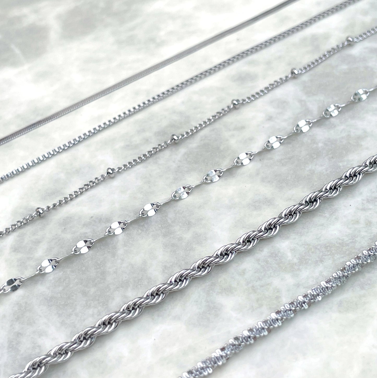 Dainty Silver Stacking Bracelets * PRE ORDER