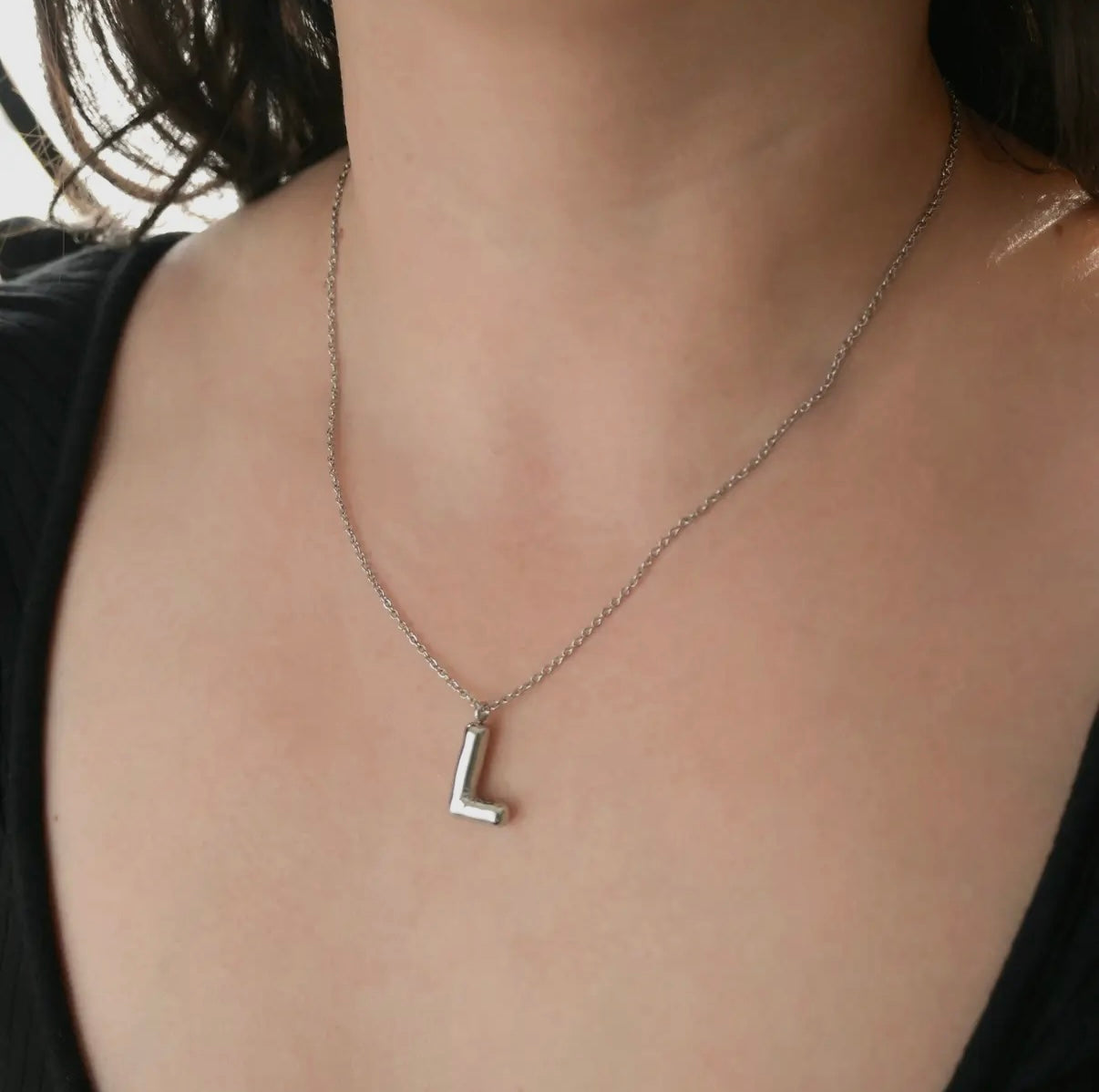 Bubble Initial Necklace * PRE ORDER