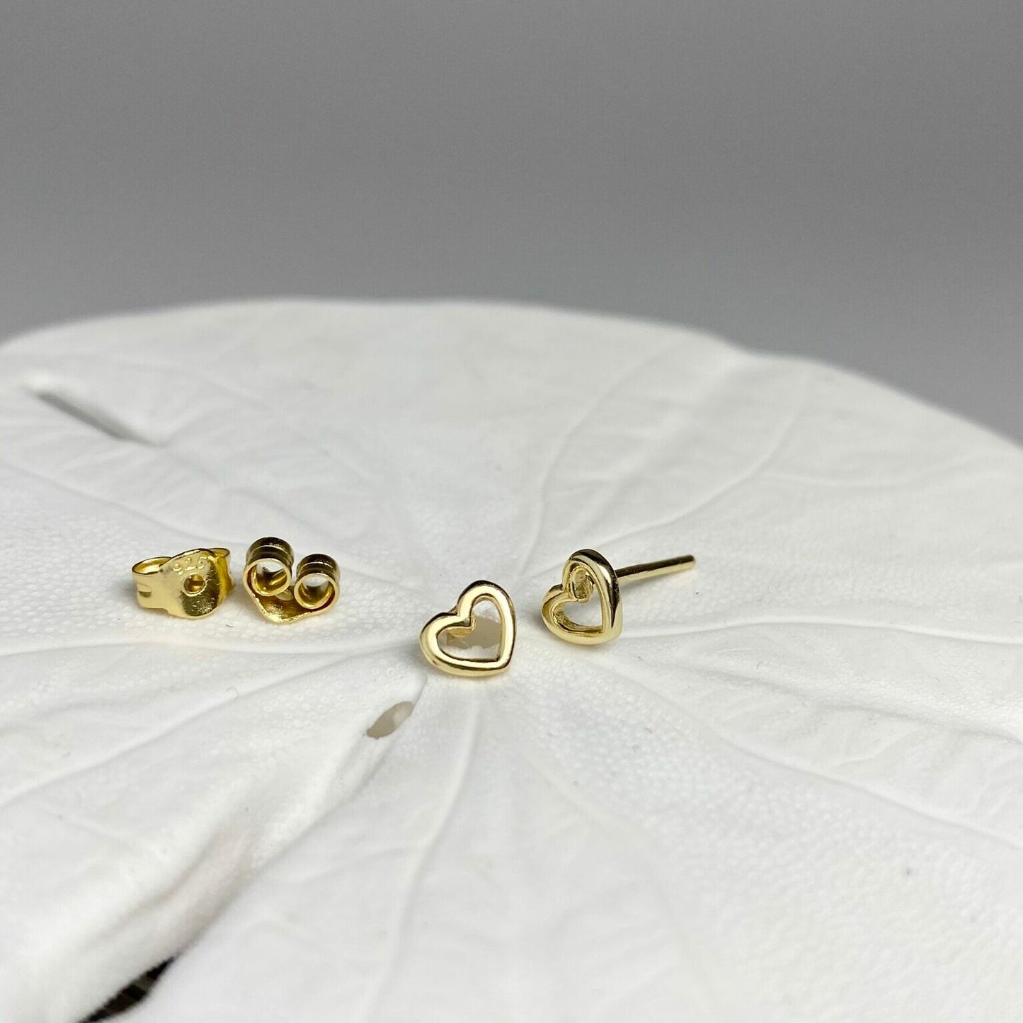 Cookie Cutter Heart Studs