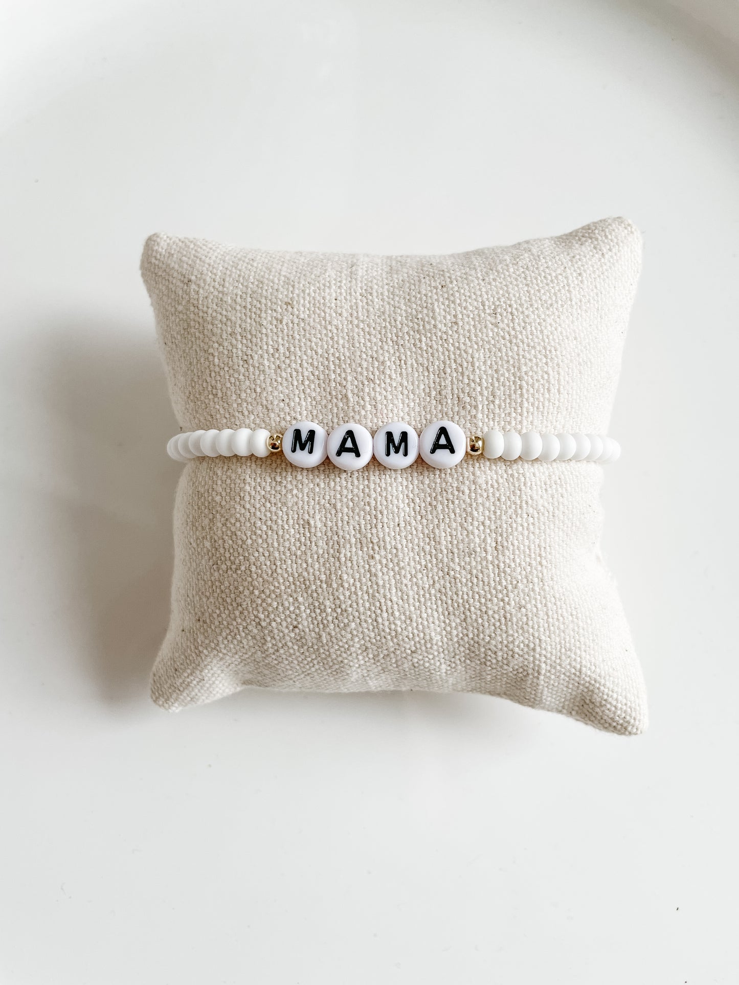 Custom Seed Bracelet | Matte White