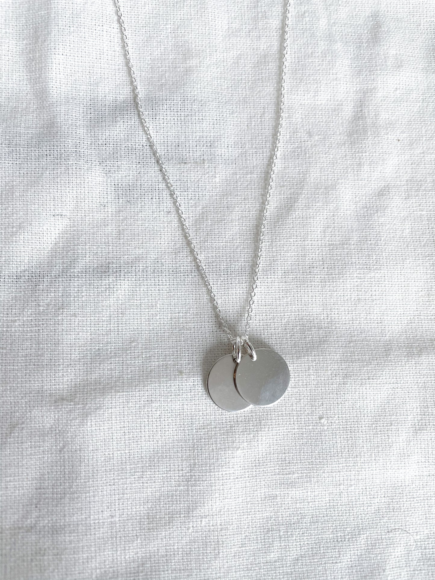 Coin Initial Necklace