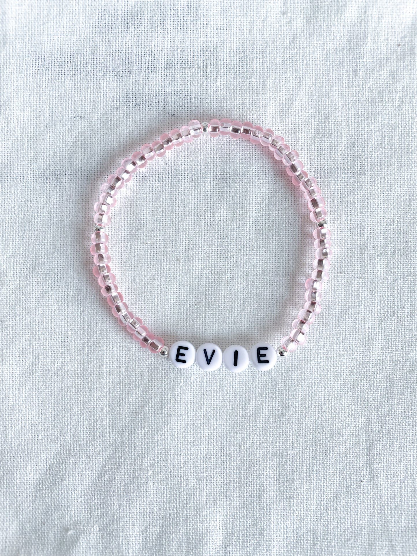 Custom Seed Bracelet | Ballerina Pink