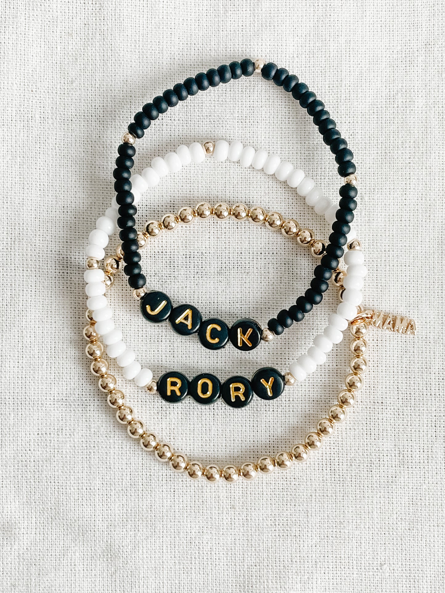 MAMA | Gold Stacking Bracelet