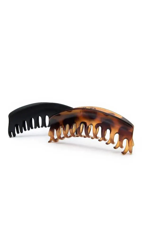 KITSCH Oversized Dome Claw Clip Set – Copper & Blush