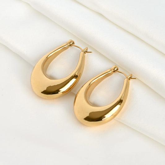 Chunky Oval Hoops * PRE ORDER
