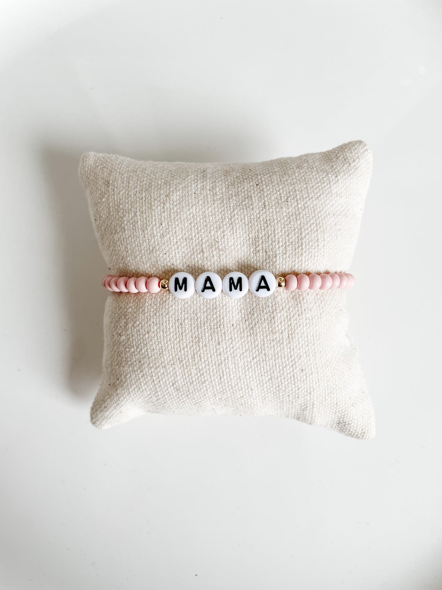 Custom Seed Bracelet | Matte Pink