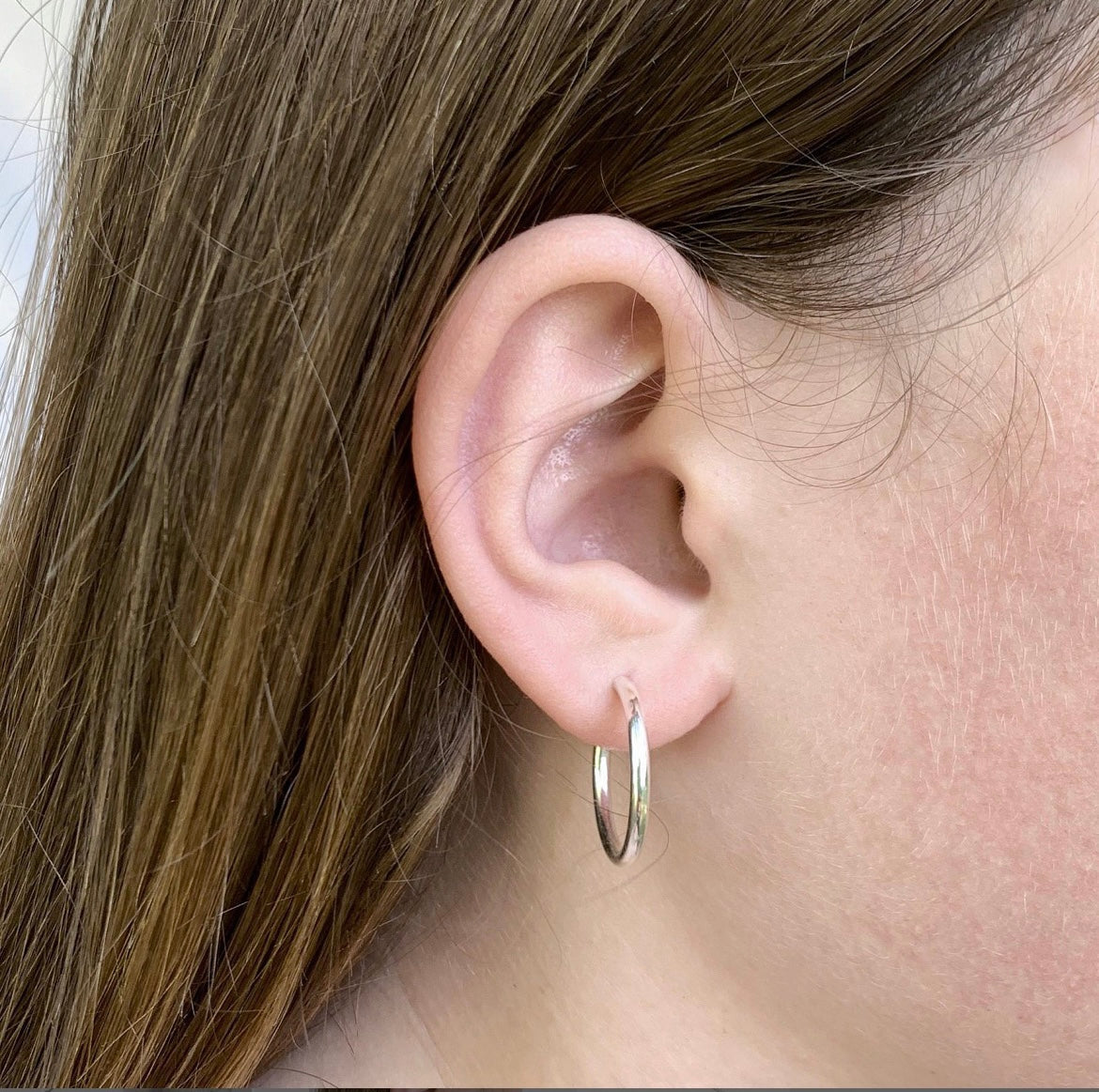 3/4 Hoop Earrings